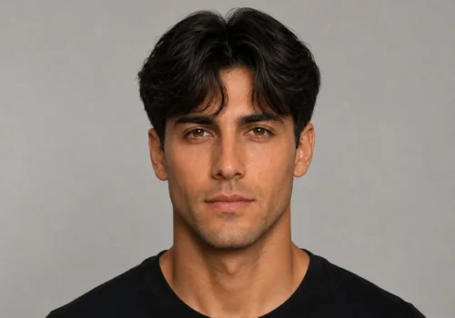 Korean Two-Block haircut AI Prompt